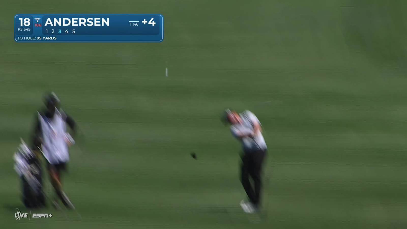 Mason Andersen makes birdie on No. 18 at THE CJ CUP