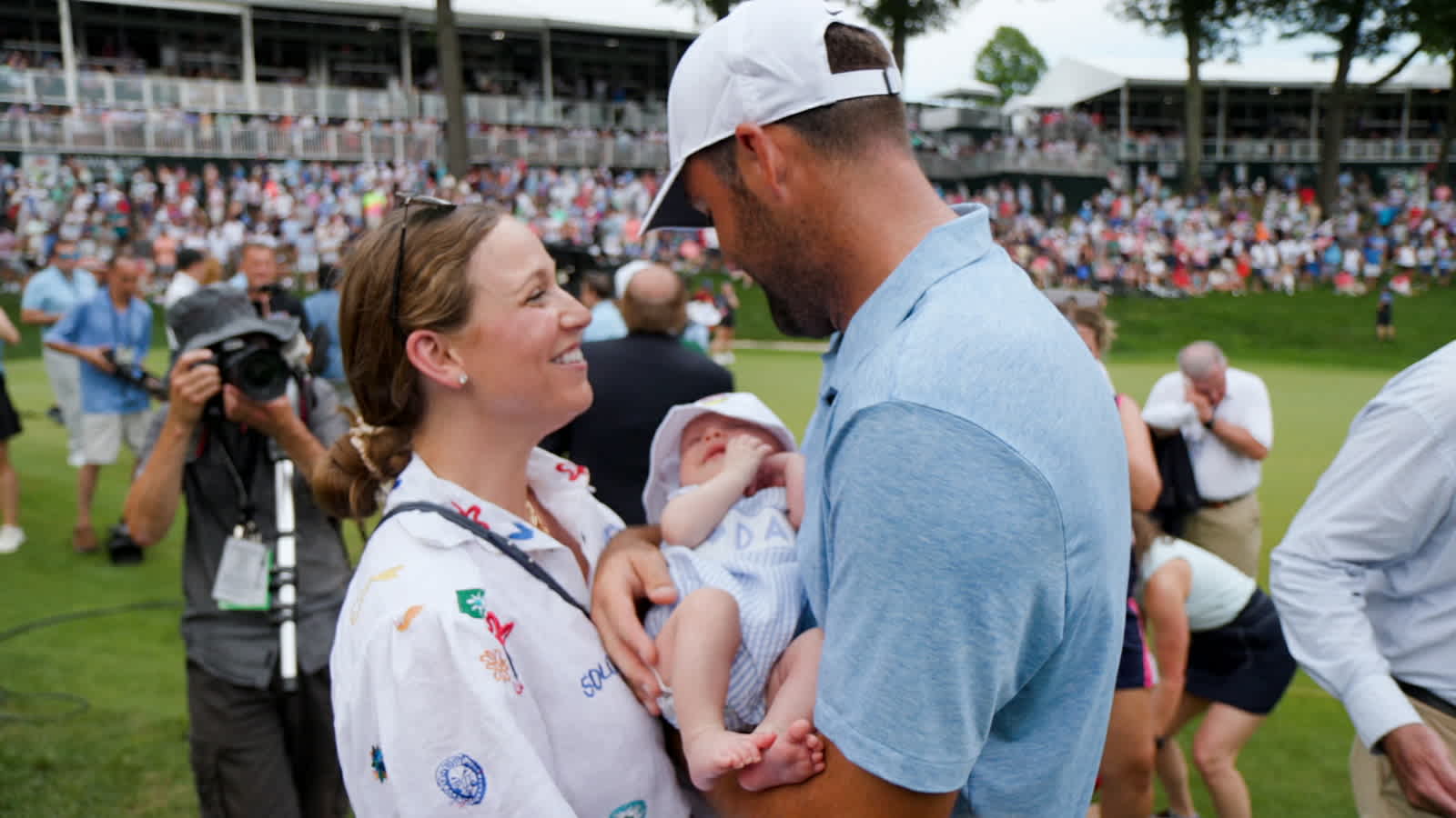 Scottie Scheffler talks about fatherhood with his dad