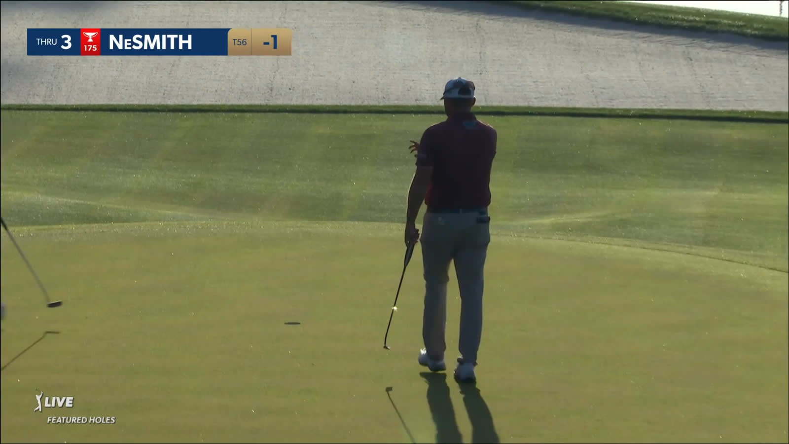 Matthew NeSmith makes 16-foot putt for birdie at THE PLAYERS