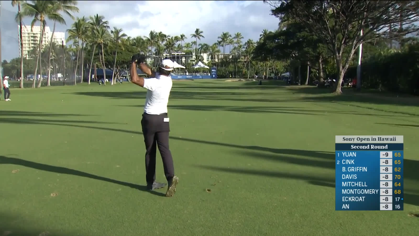 Aaron Rai reaches in two with 212-yard approach at Sony Open
