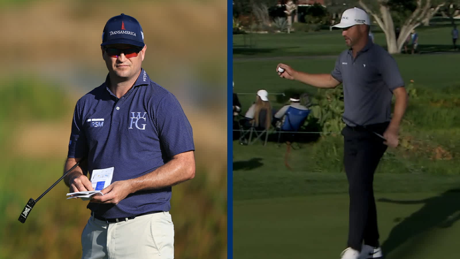 Zach Johnson and Alex Noren are tied after 18 holes at The American Express