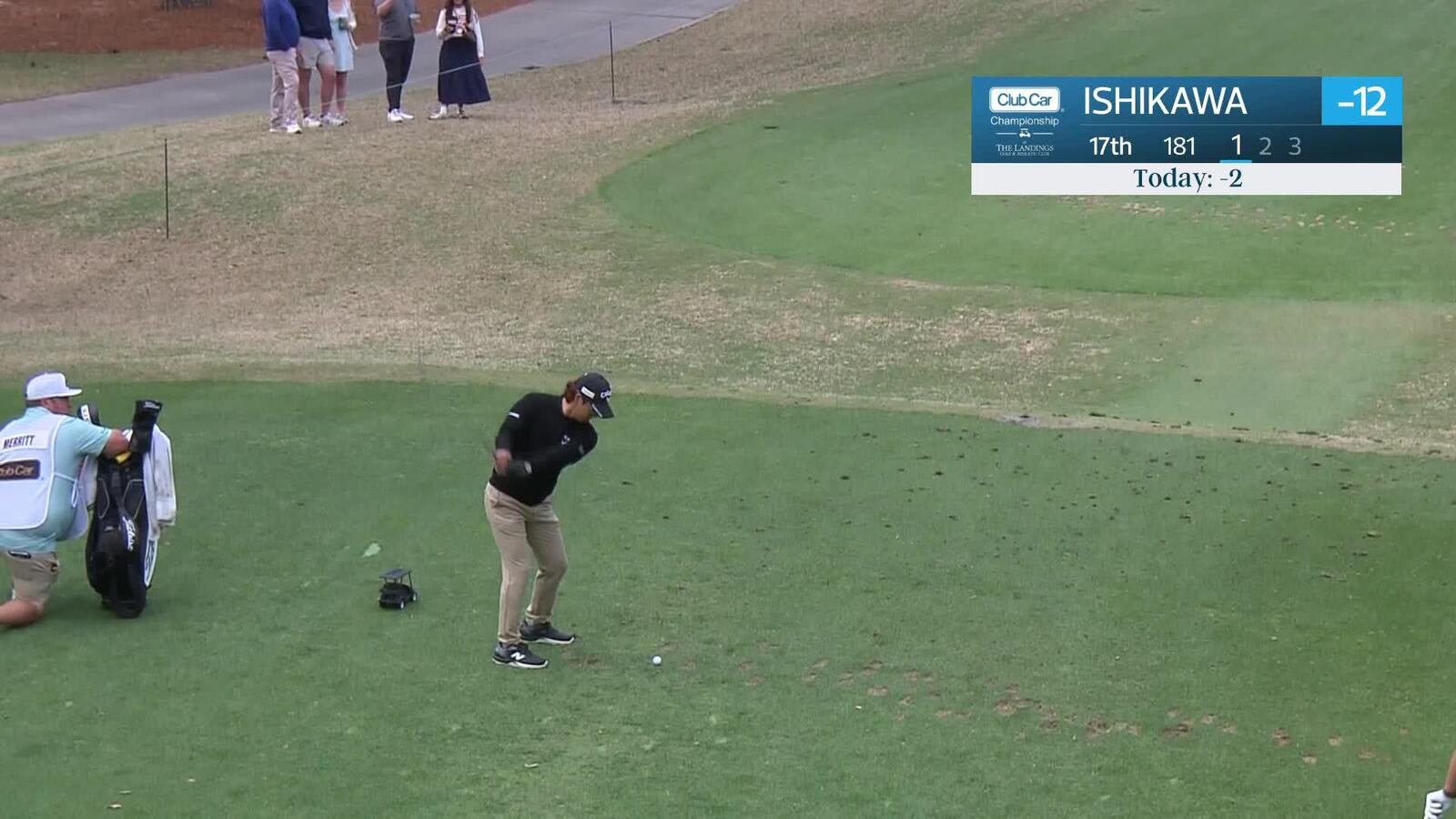 Ryo Ishikawa makes birdie on No. 17 at Club Car Championship