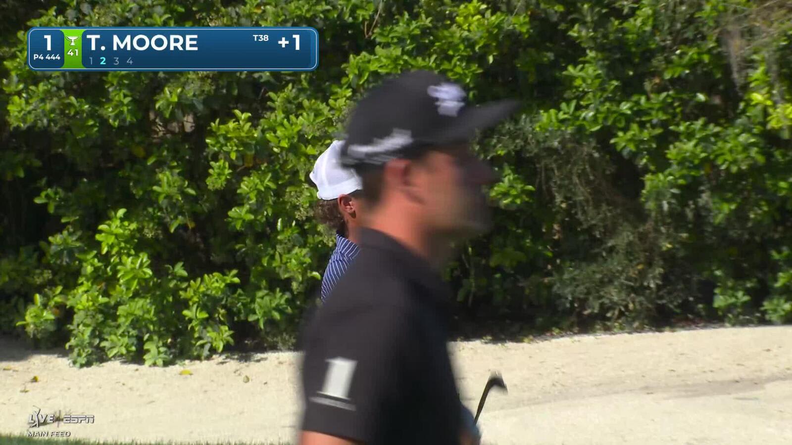 Taylor Moore hits 128-yard approach to 8 feet, sets up birdie on No. 1 at Arnold Palmer