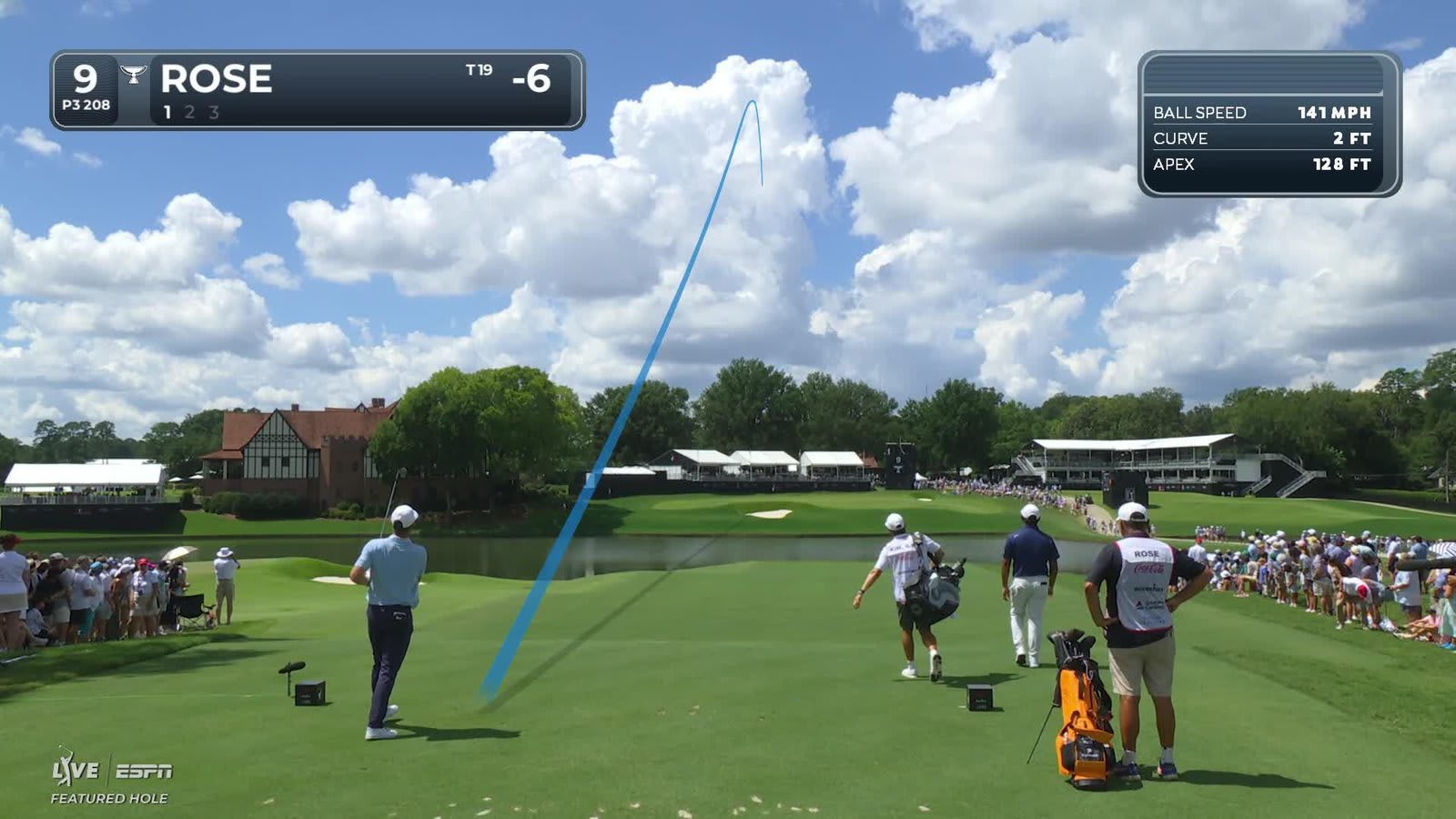 Justin Rose aces No. 9 at TOUR Championship