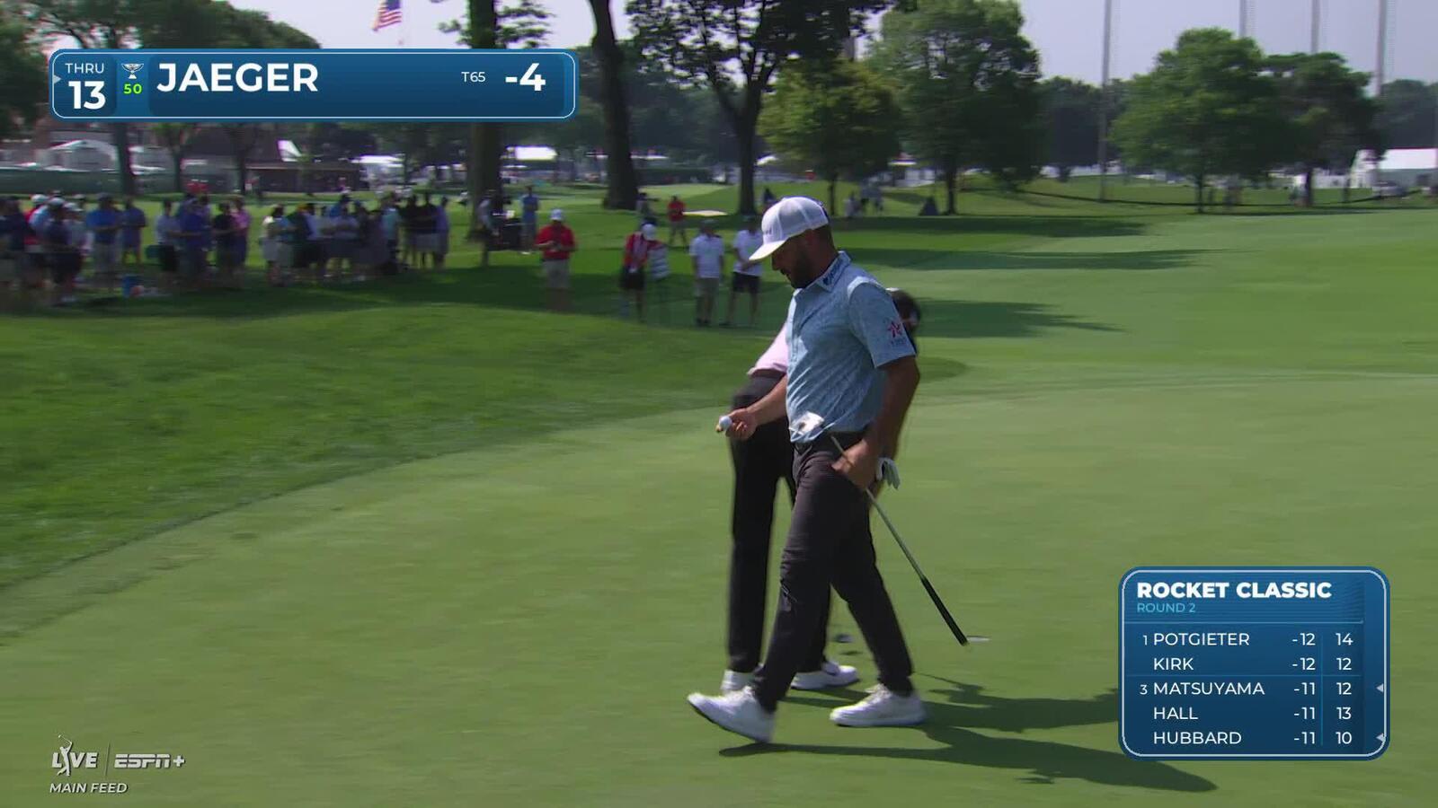 Stephan Jaeger makes birdie on No. 4 at Rocket Classic