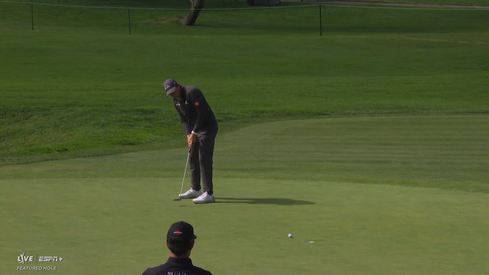 Matt Fitzpatrick sends in birdie putt at The Genesis