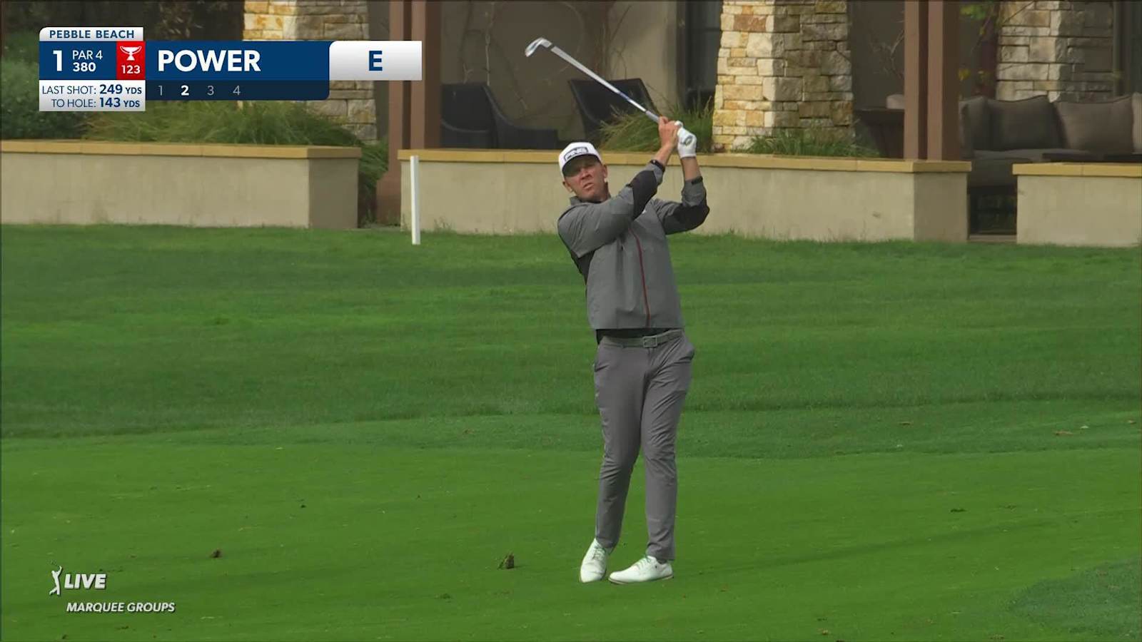 Seamus Power opens with bridie at AT&T Pebble Beach