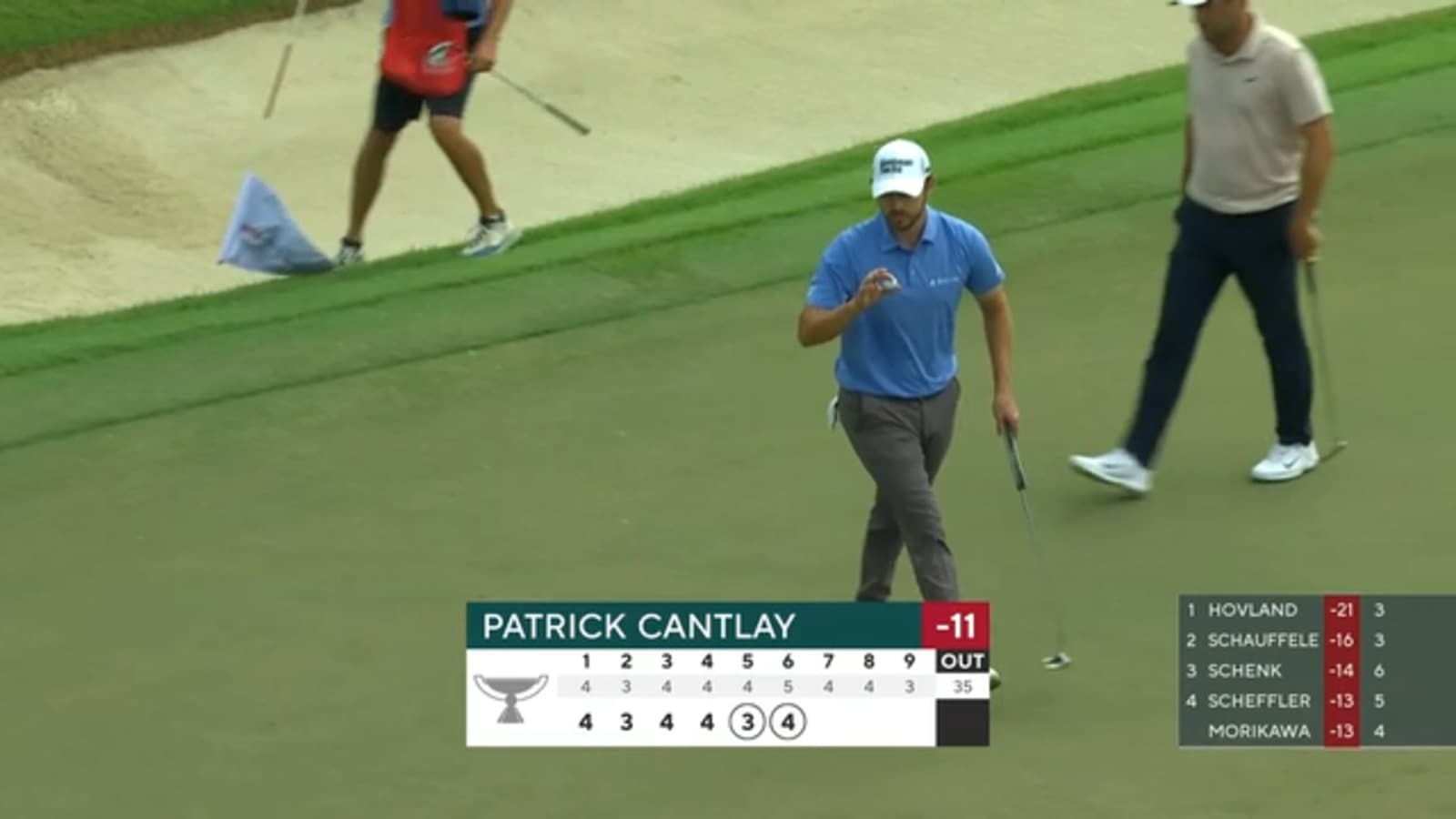 Patrick Cantlay goes back-to-back with birdie on No. 6 at TOUR Championship