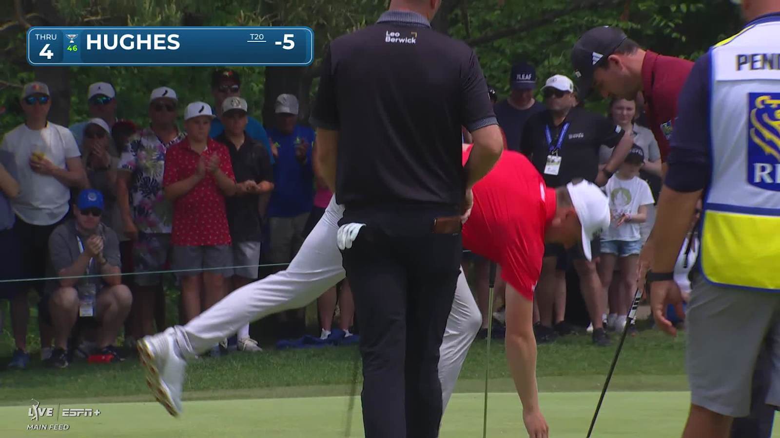 Mackenzie Hughes makes birdie on No. 4 at RBC Canadian