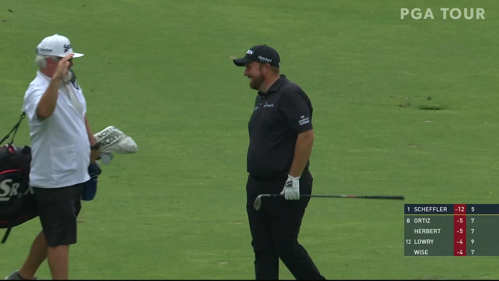 Shane Lowry flies in 90-yard shot for hole-out birdie at the Memorial