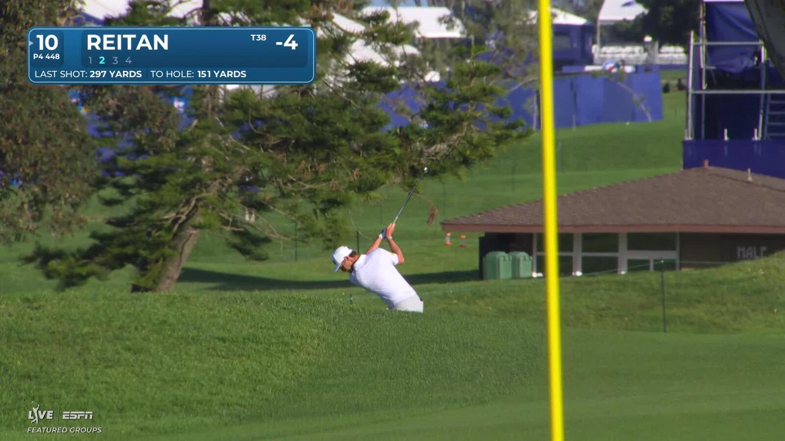 Kristoffer Reitan hits 149-yard approach to 4 feet, sets up birdie on No. 10 at Farmers