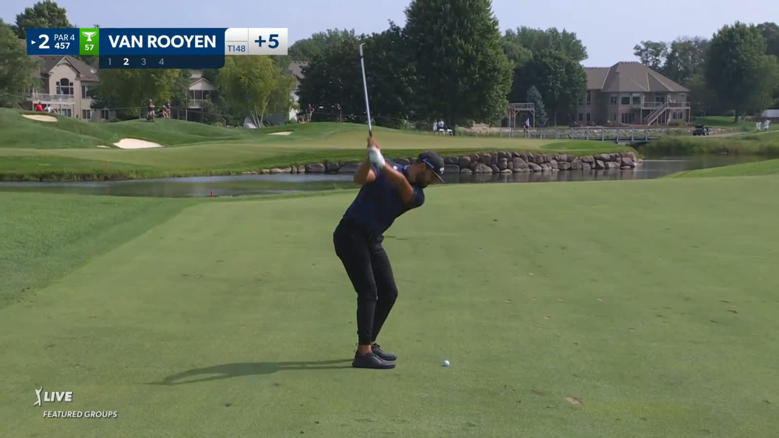 Erik van Rooyen's stellar approach leads to birdie at 3M Open 