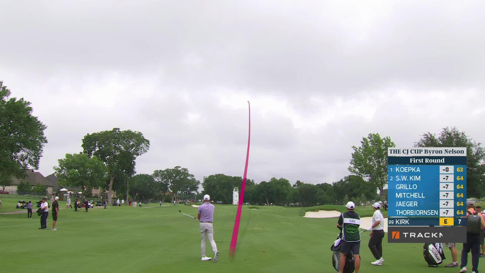 Chris Kirk makes birdie on No. 8 at THE CJ CUP