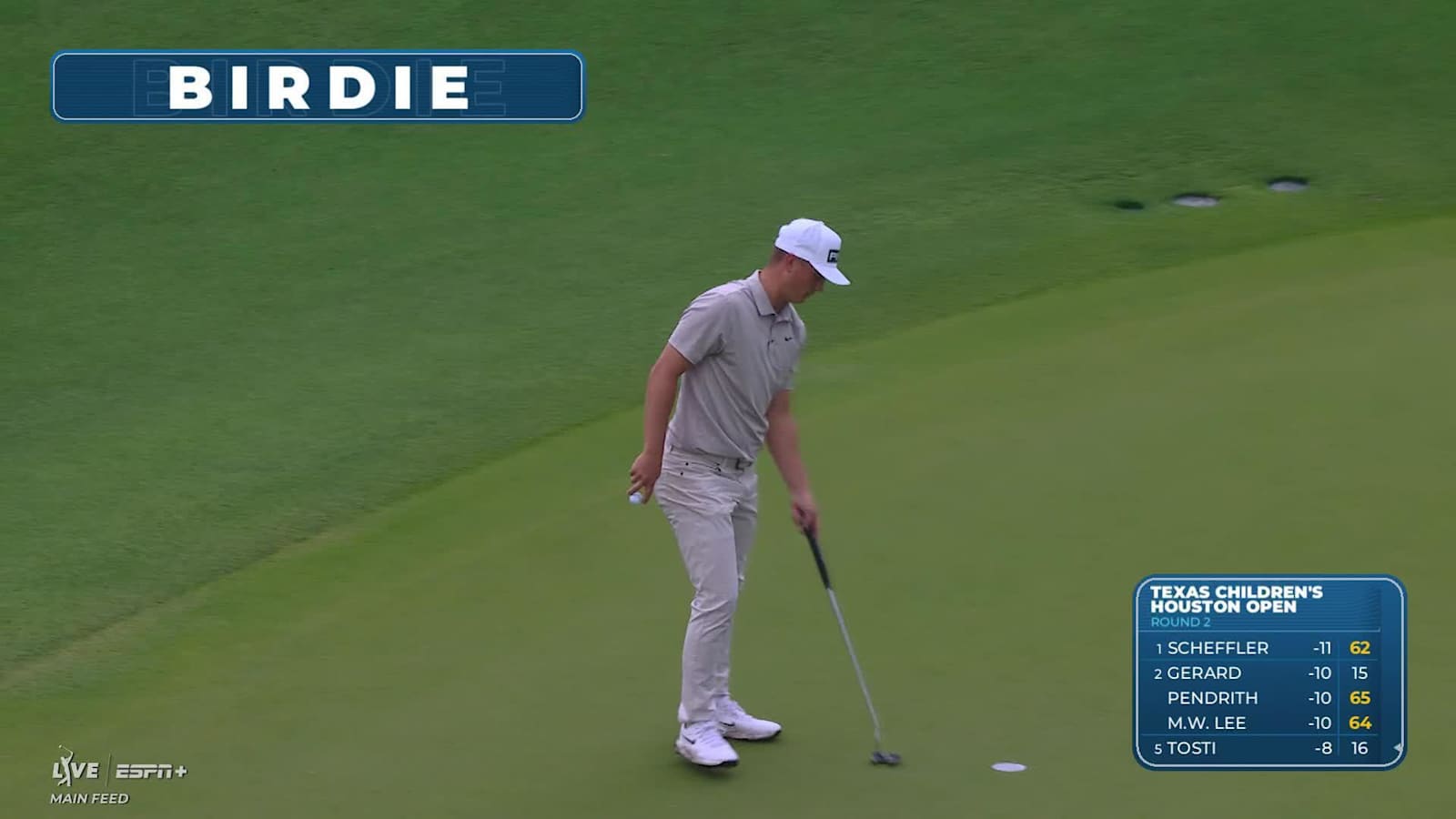 William Mouw makes birdie on No. 6 at Houston Open