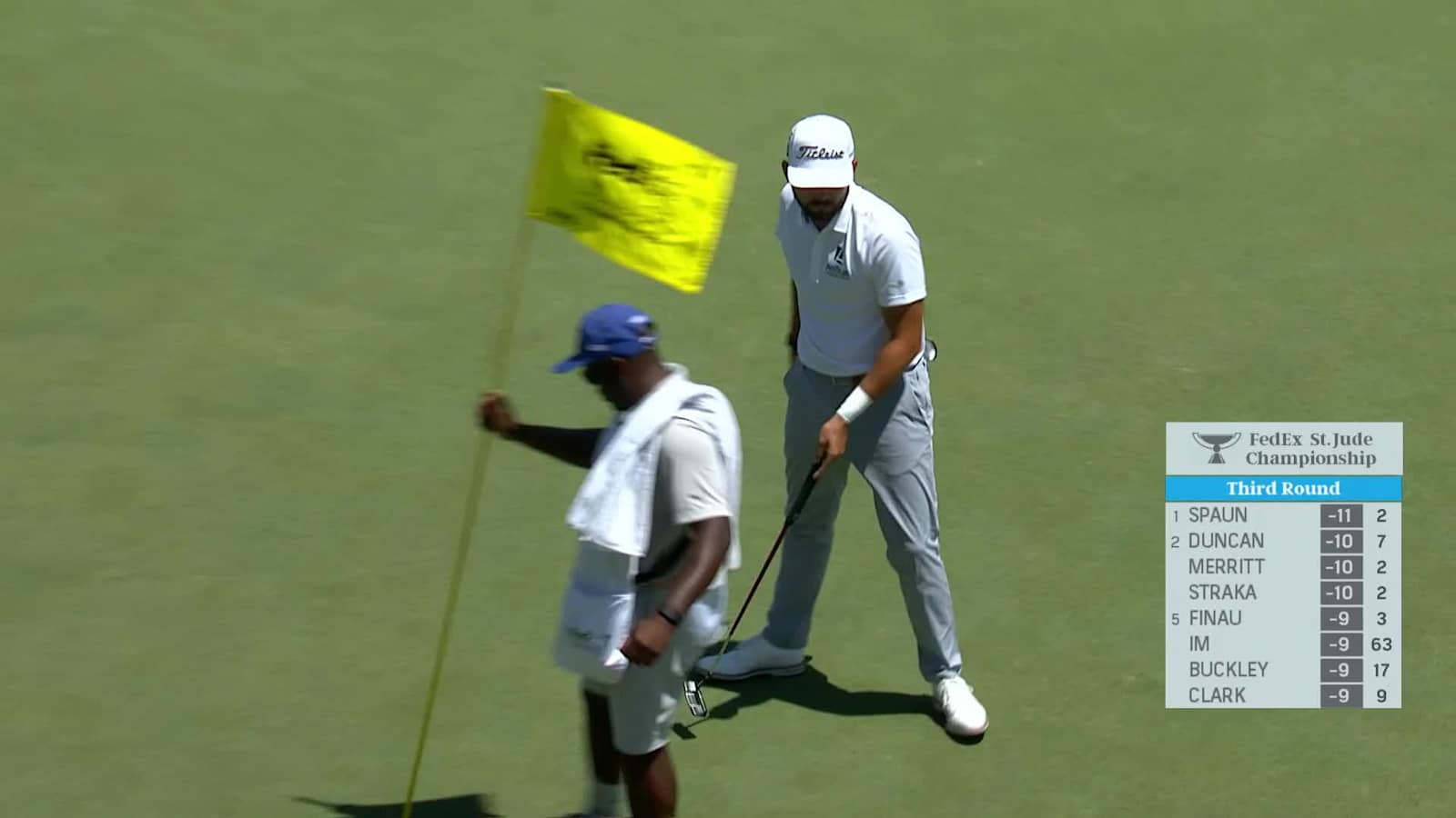 Hayden Buckley makes birdie on No. 17 at FedEx St. Jude Champ