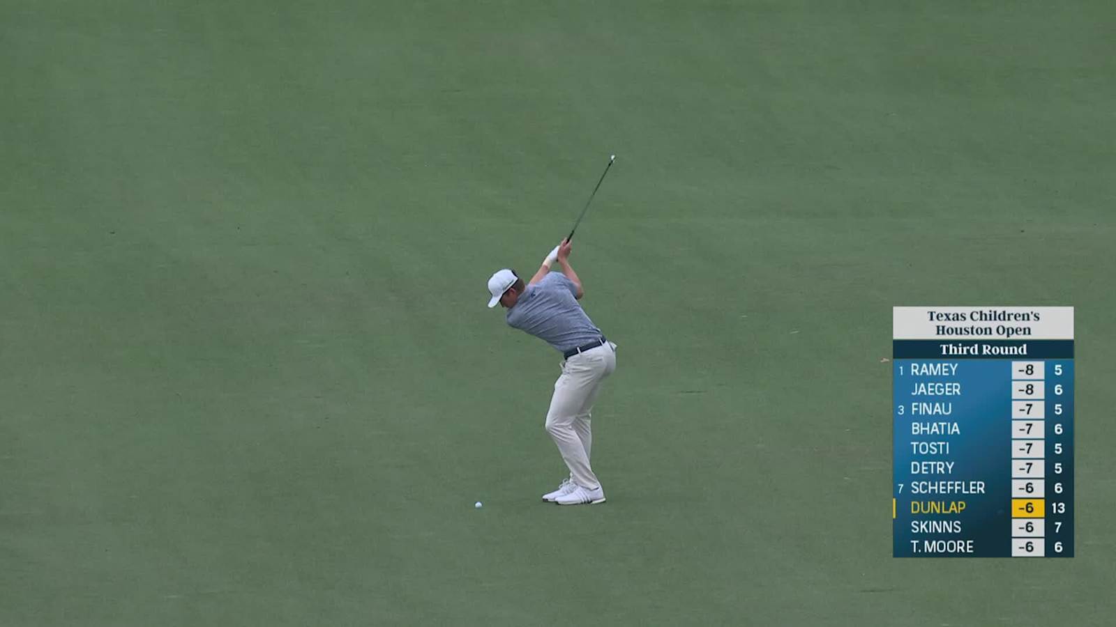 Nick Dunlap uses nice approach to set up birdie at Houston Open