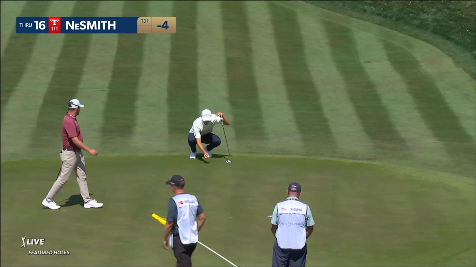Matthew NeSmith drains a 45-foot eagle putt at THE PLAYERS