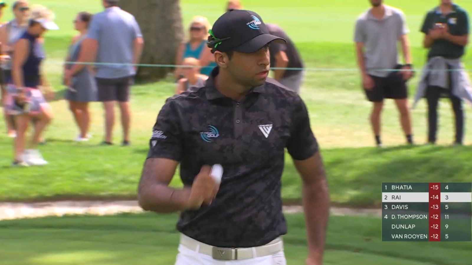 Aaron Rai applies pressure with birdie on No. 4 at Rocket Mortgage