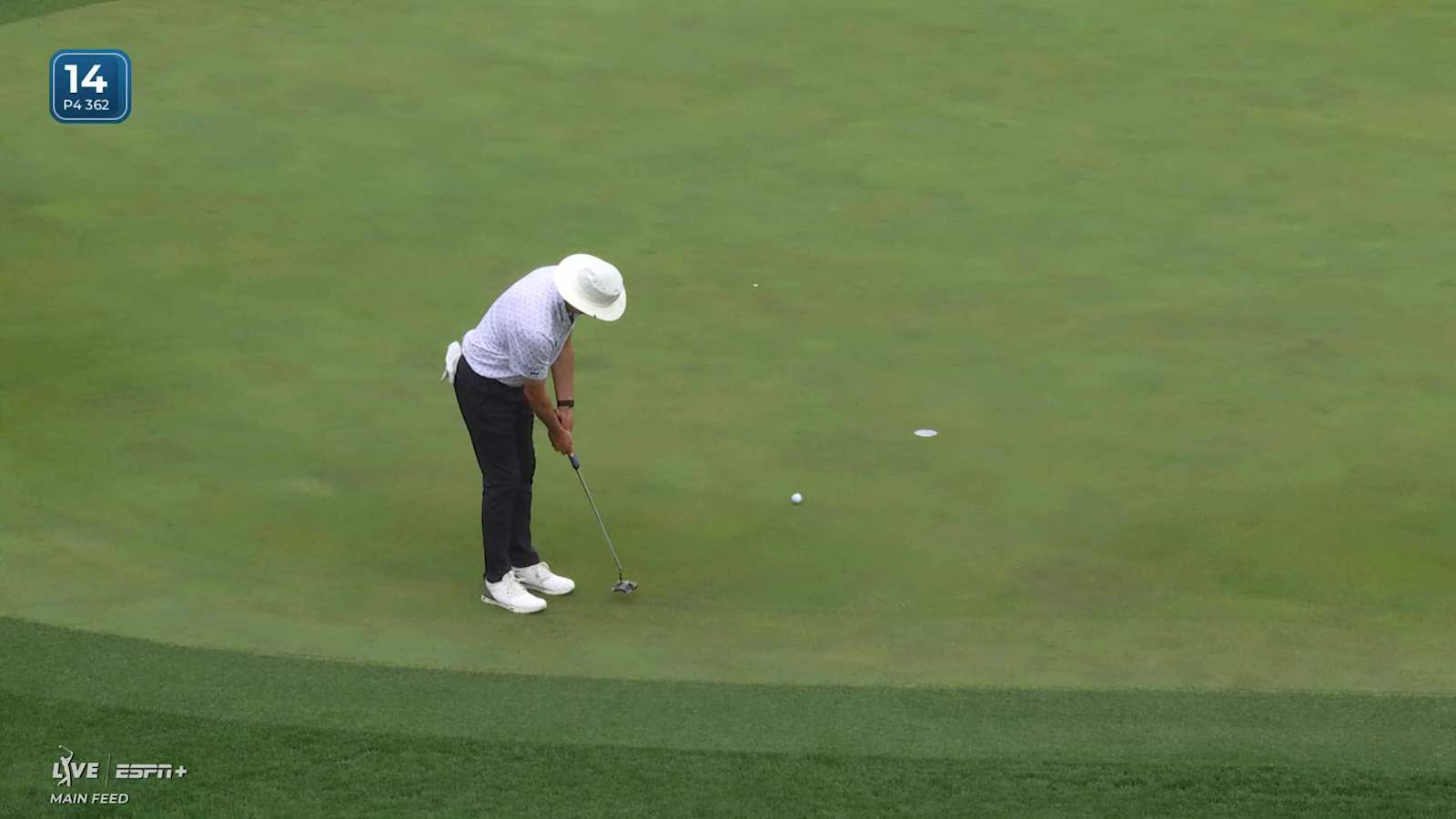 Joel Dahmen makes birdie on No. 14 at THE CJ CUP