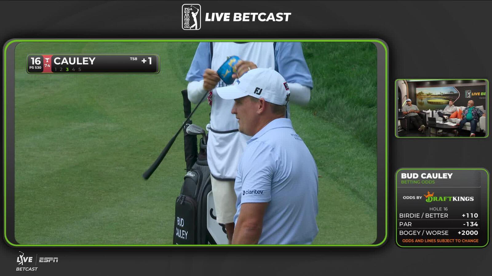 Bud Cauley hits 100-yard approach to 5 feet, sets up birdie on No. 16 at THE PLAYERS