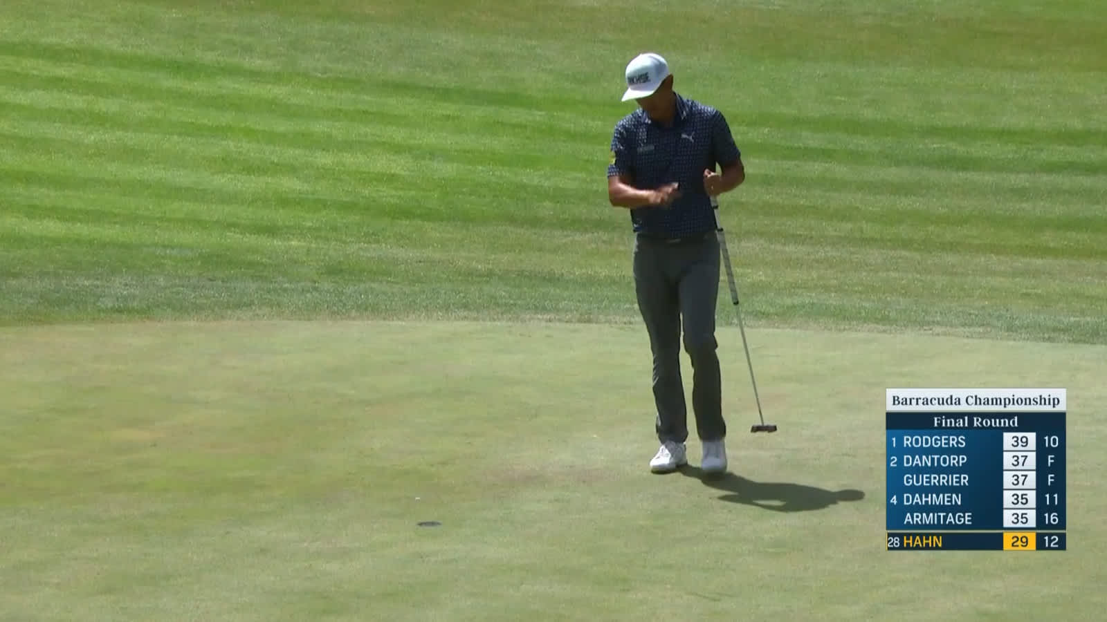 James Hahn makes birdie after nice approach at Barracuda