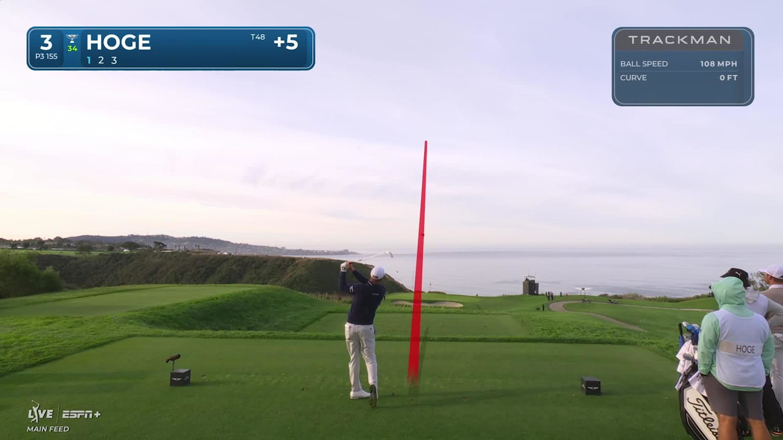 Tom Hoge spins tee shot tight to set up birdie at The Genesis