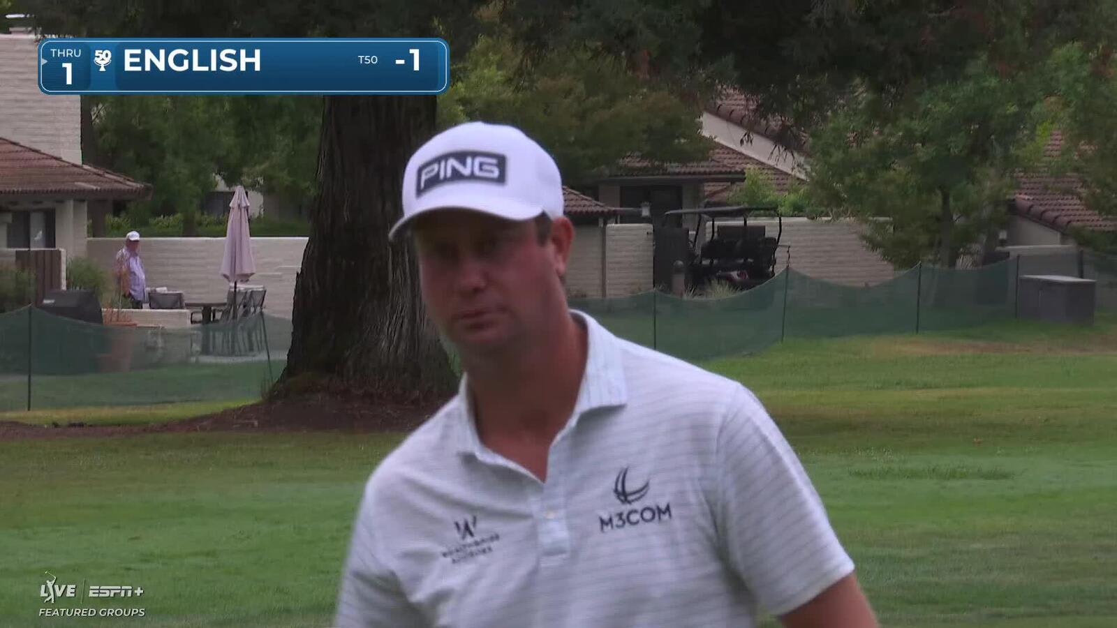 Harris English sinks 23-foot birdie putt on No. 10 at Procore