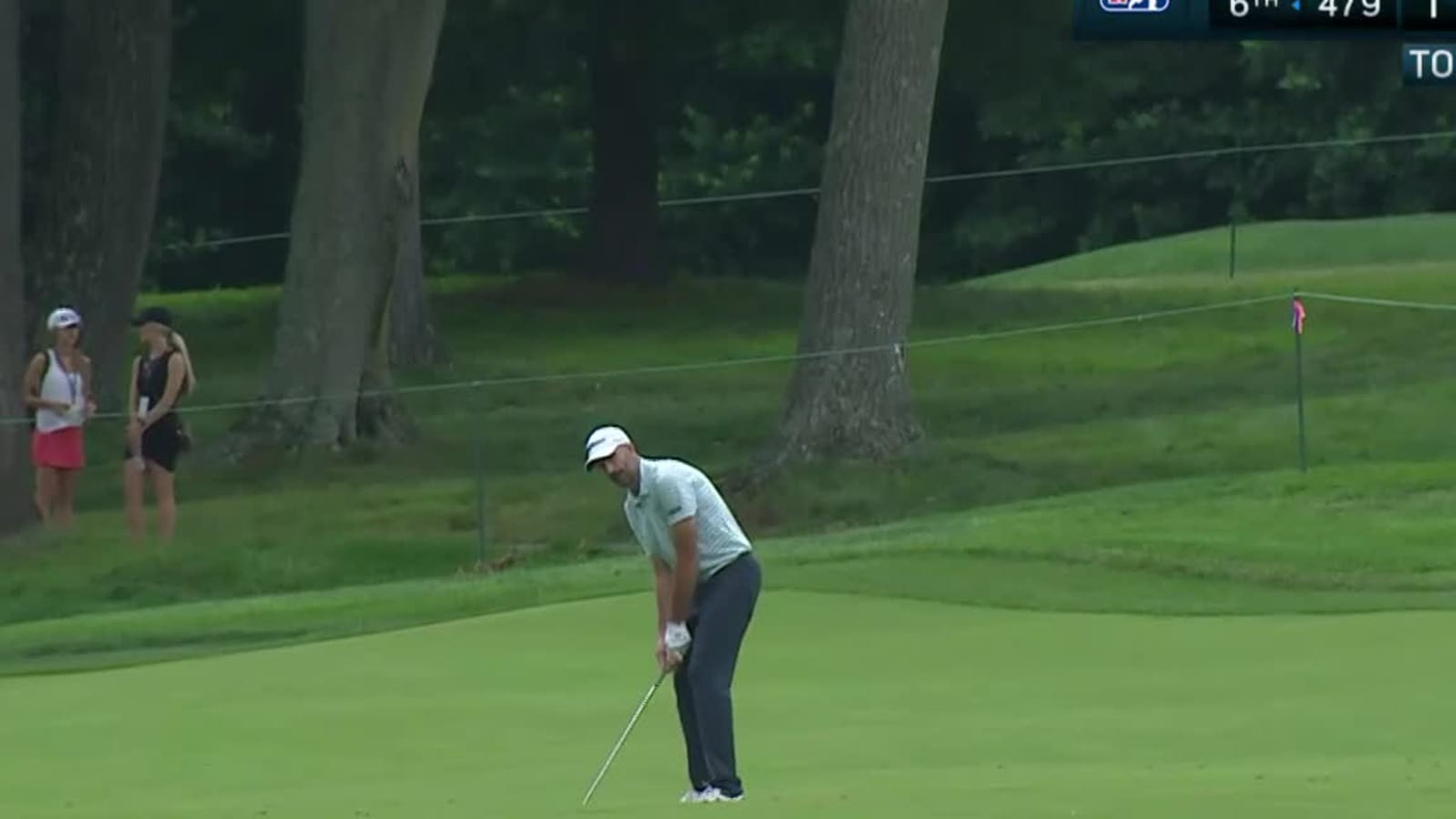 Geoff Ogilvy’s 179-yard approach sets up birdie at Quicken Loans