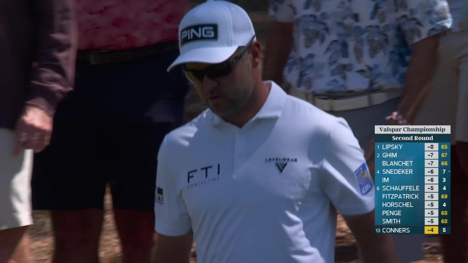 Corey Conners hits 125-yard approach to 10 feet, sets up birdie on No. 6 at Valspar