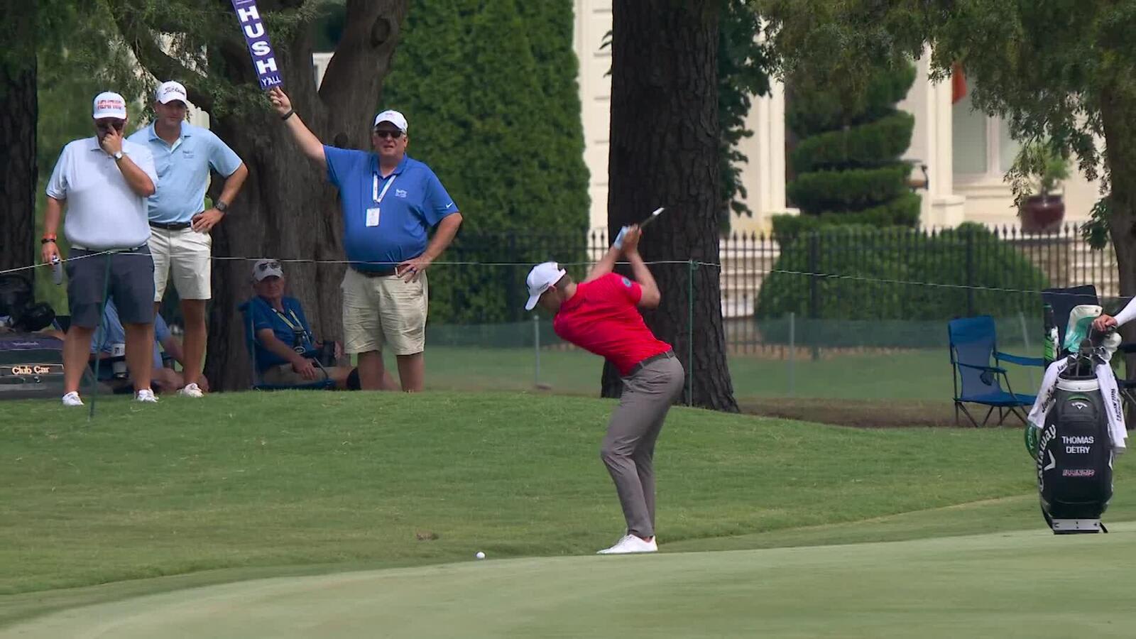 Thomas Detry makes birdie on No. 16 at FedEx St. Jude