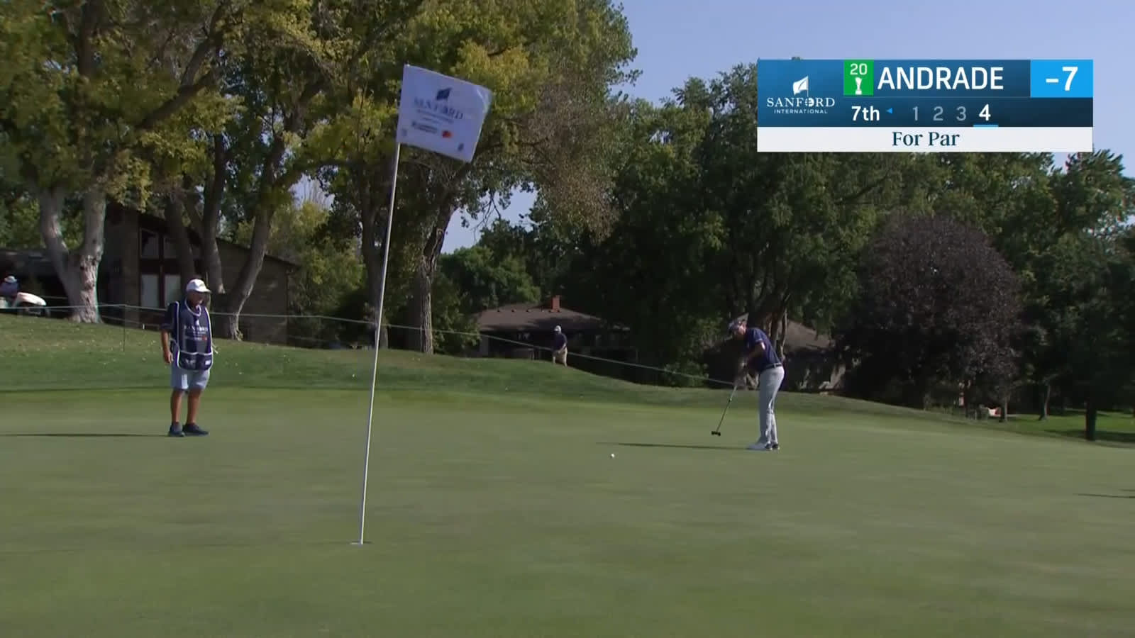 Billy Andrade pours in long birdie putt at Sanford International