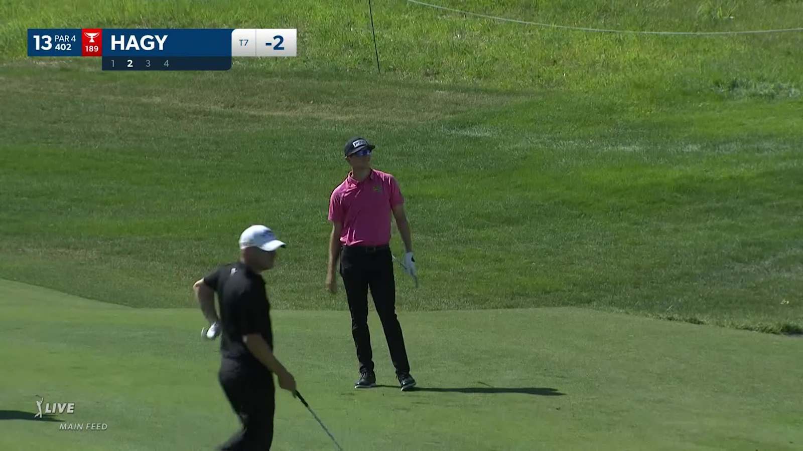 Brandon Hagy makes birdie on No. 13 at John Deere