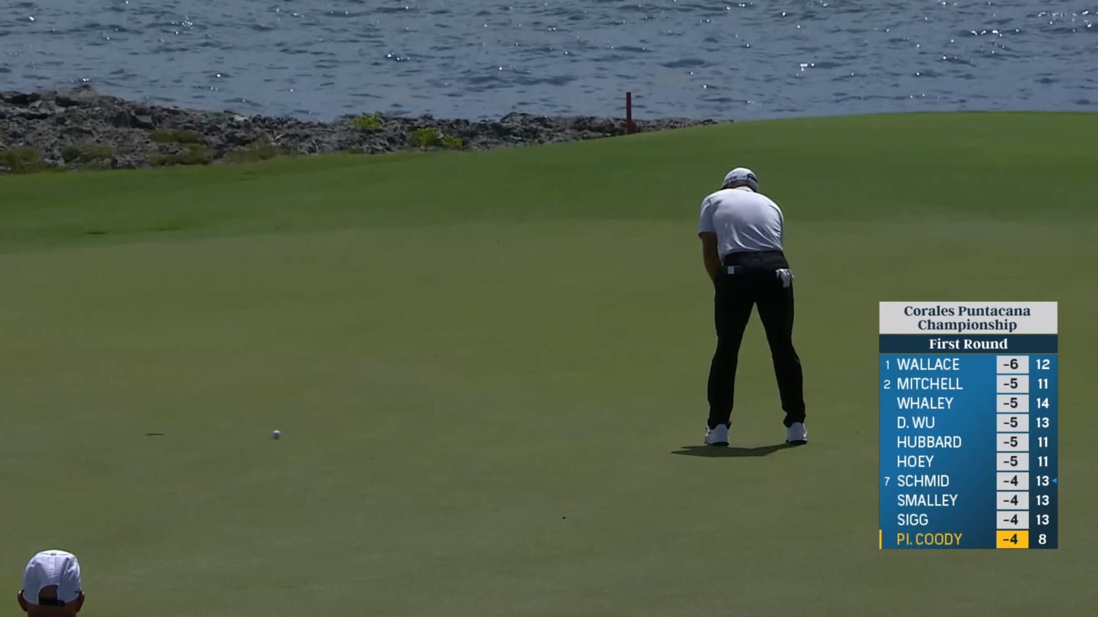 Pierceson Coody sinks birdie putt at Corales Puntacana