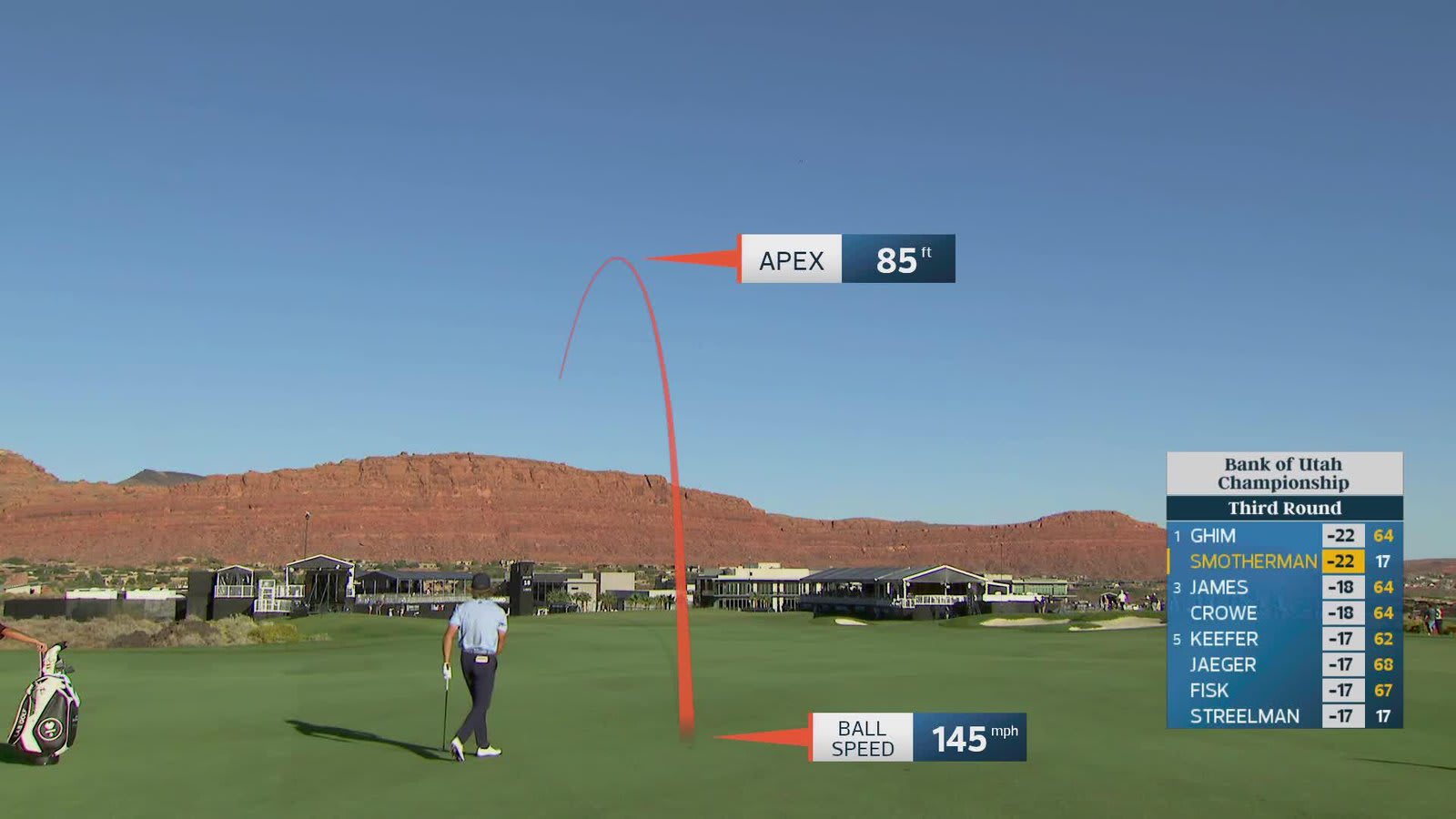 Austin Smotherman makes birdie on No. 18 at Bank of Utah
