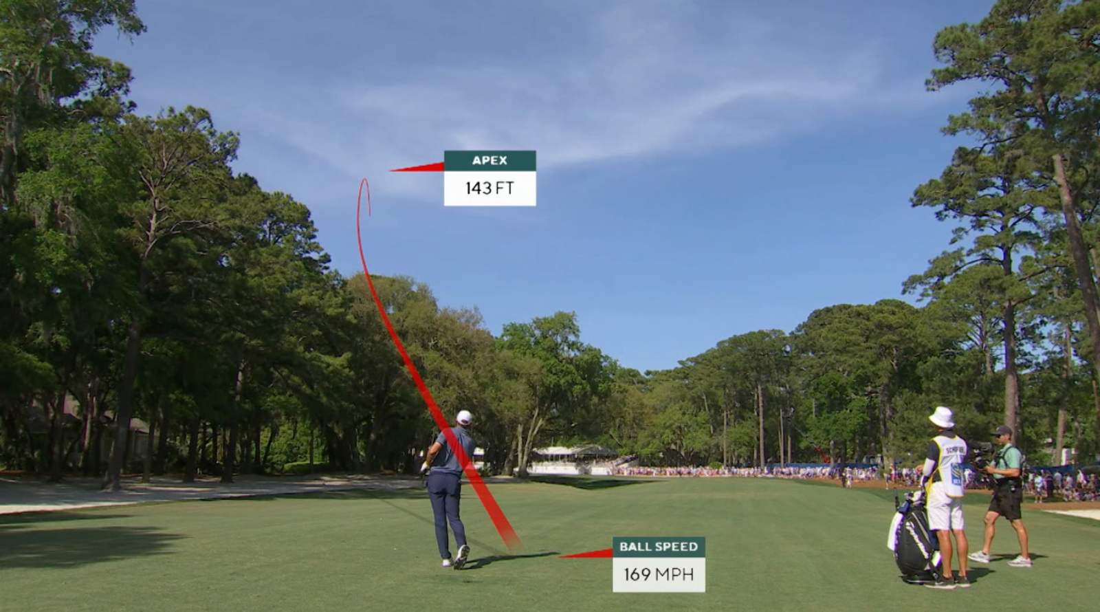 Scottie Scheffler's satisfying shot tracers