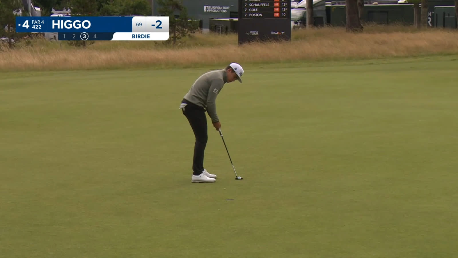 Garrick Higgo makes 3-foot birdie putt at Genesis Scottish Open