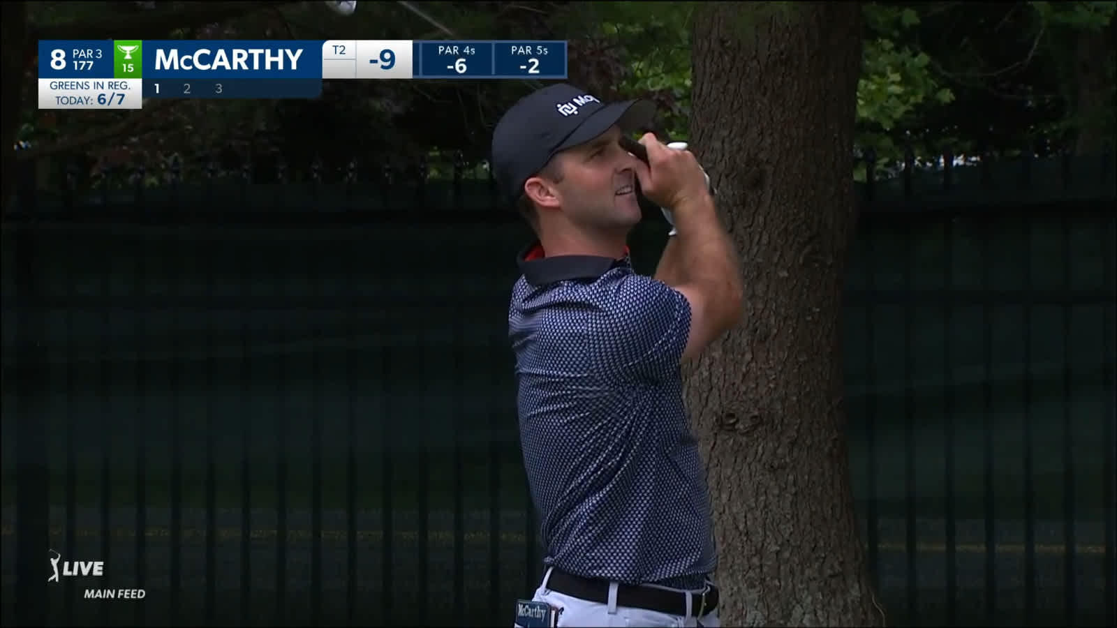 Denny McCarthy attacks the pin with tee shot to 5-feet at Travelers