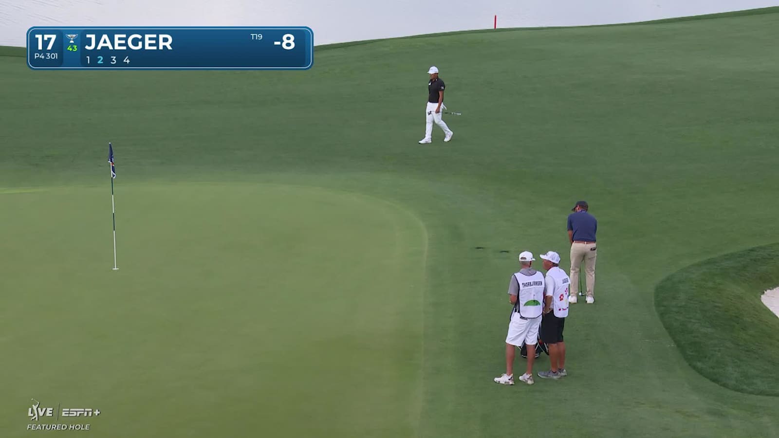 Stephan Jaeger makes birdie on No. 17 at Houston Open