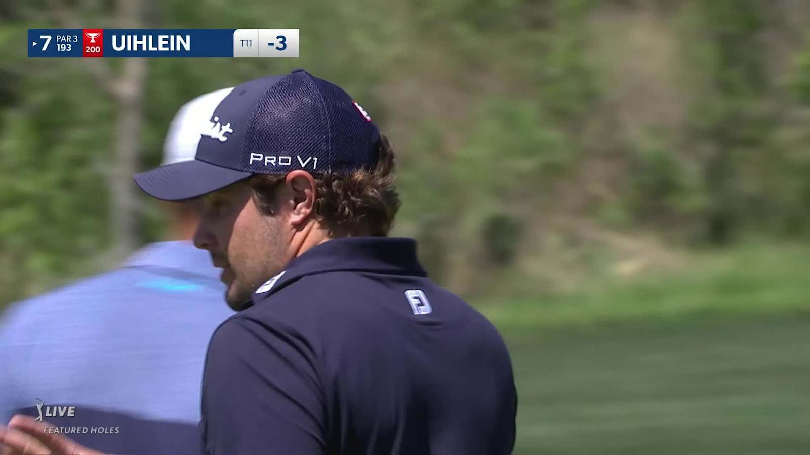 Peter Uihlein sinks a 32-foot birdie putt at Valero