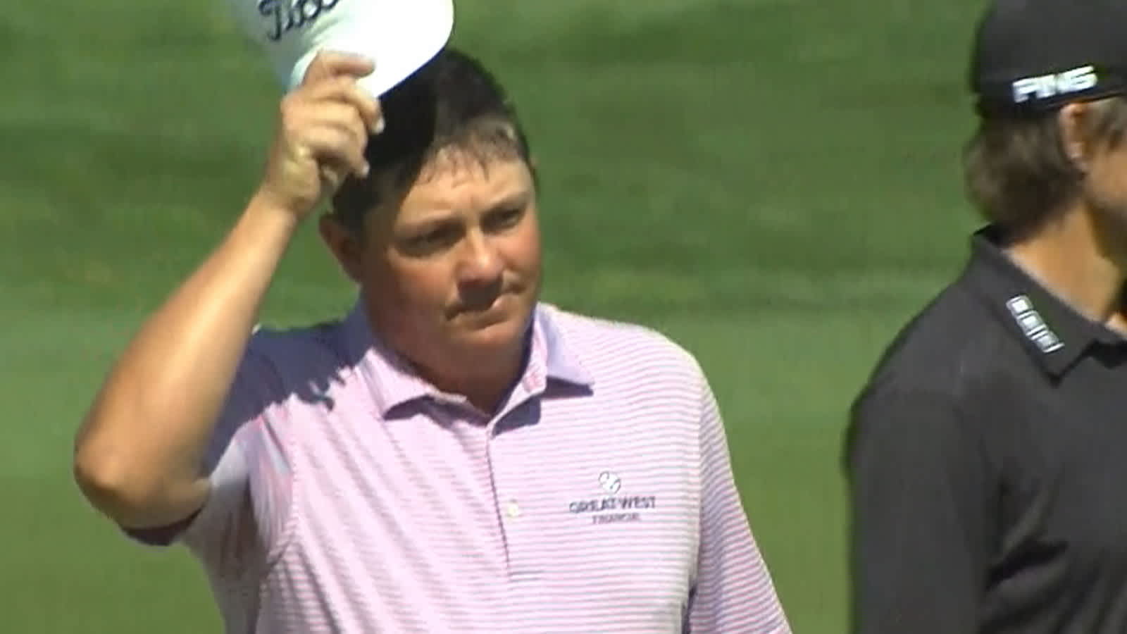 Jason Dufner holes 176-yard approach for eagle at the Memorial