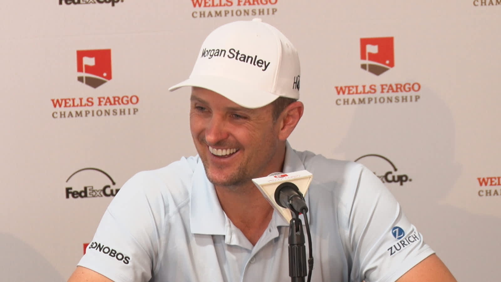 Justin Rose comments before Wells Fargo
