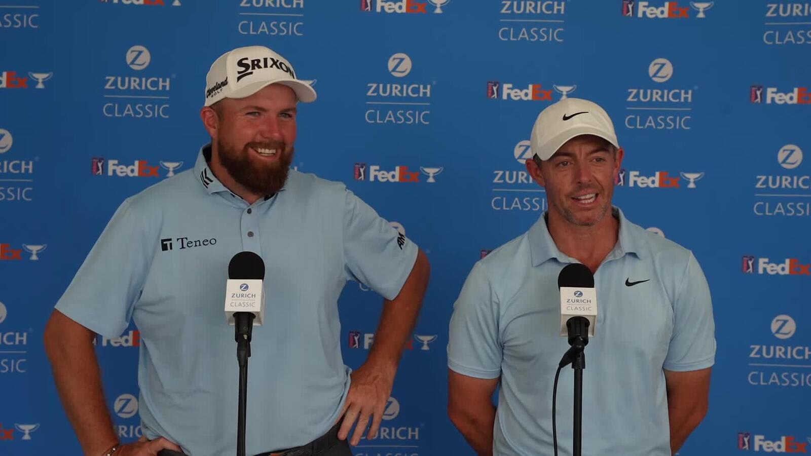 McIlroy and Lowry’s interview after Round 3 of the Zurich Classic
