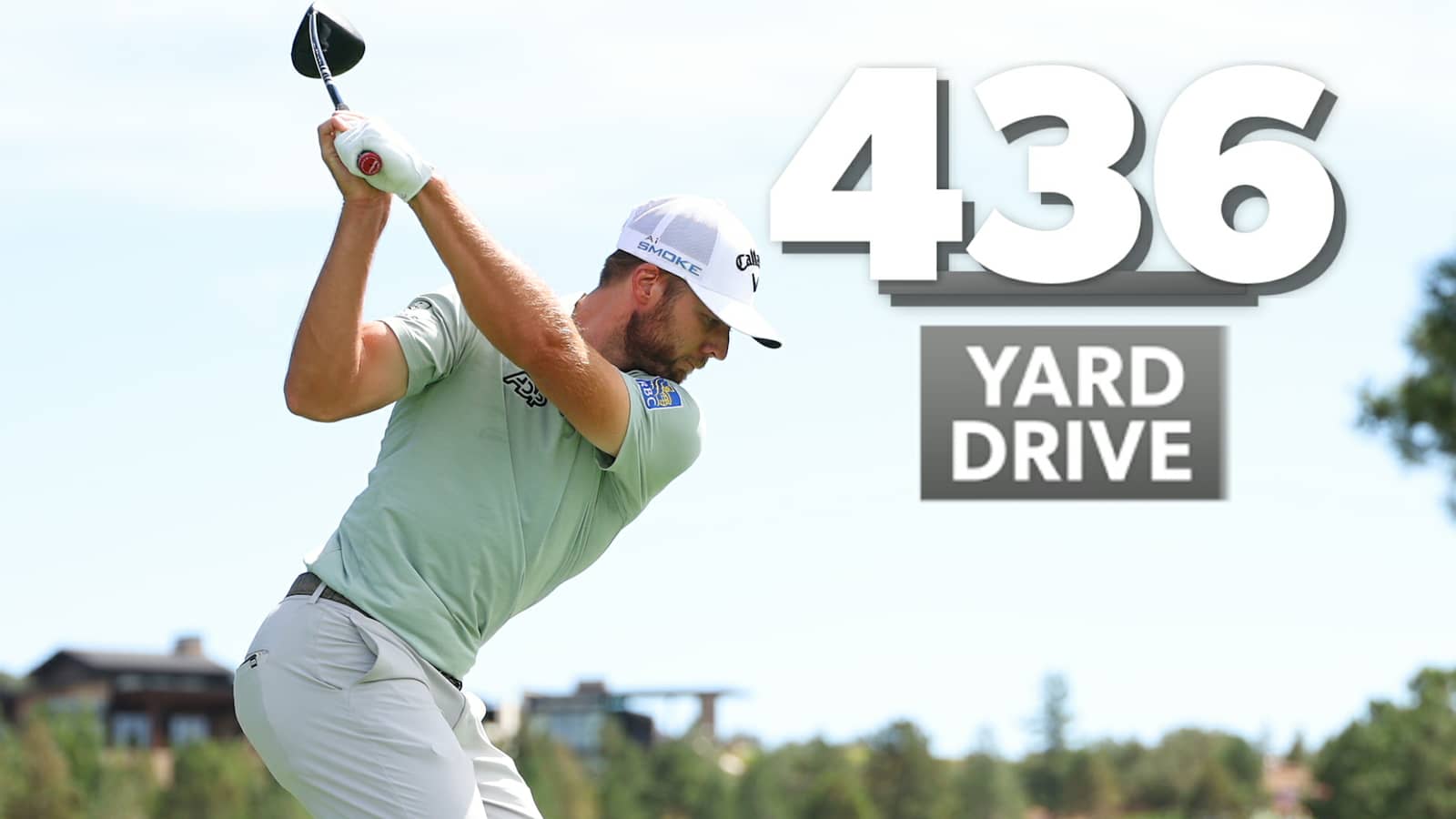 Sam Burns launches 436-yard tee shot off the rocks at BMW Championship
