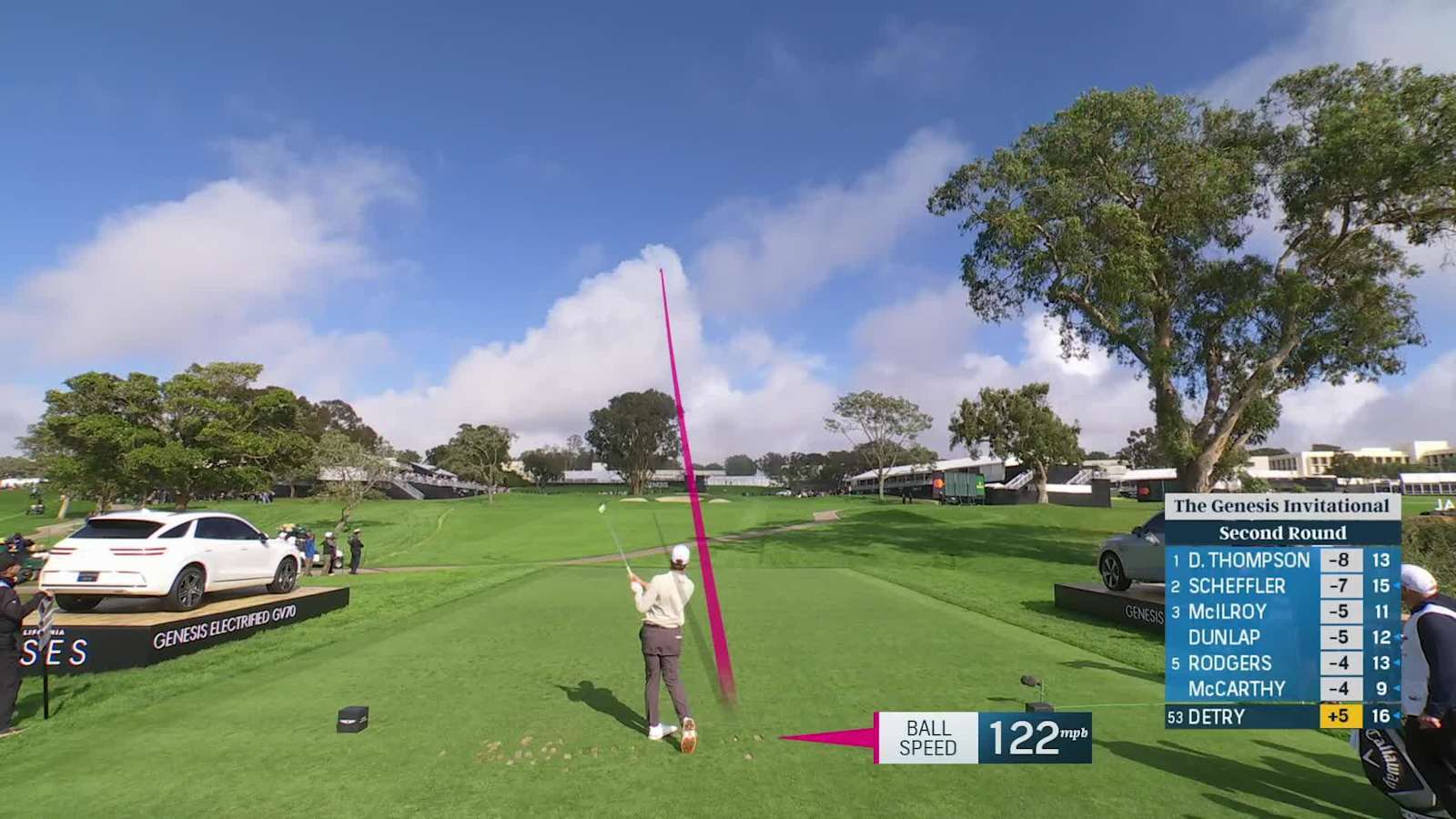 Thomas Detry attacks flagstick to yield birdie at The Genesis
