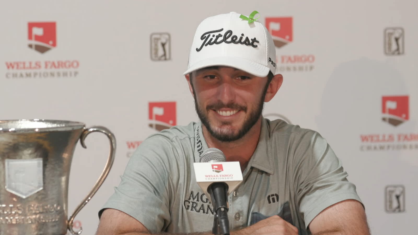 Max Homa's news conference after winning Wells Fargo