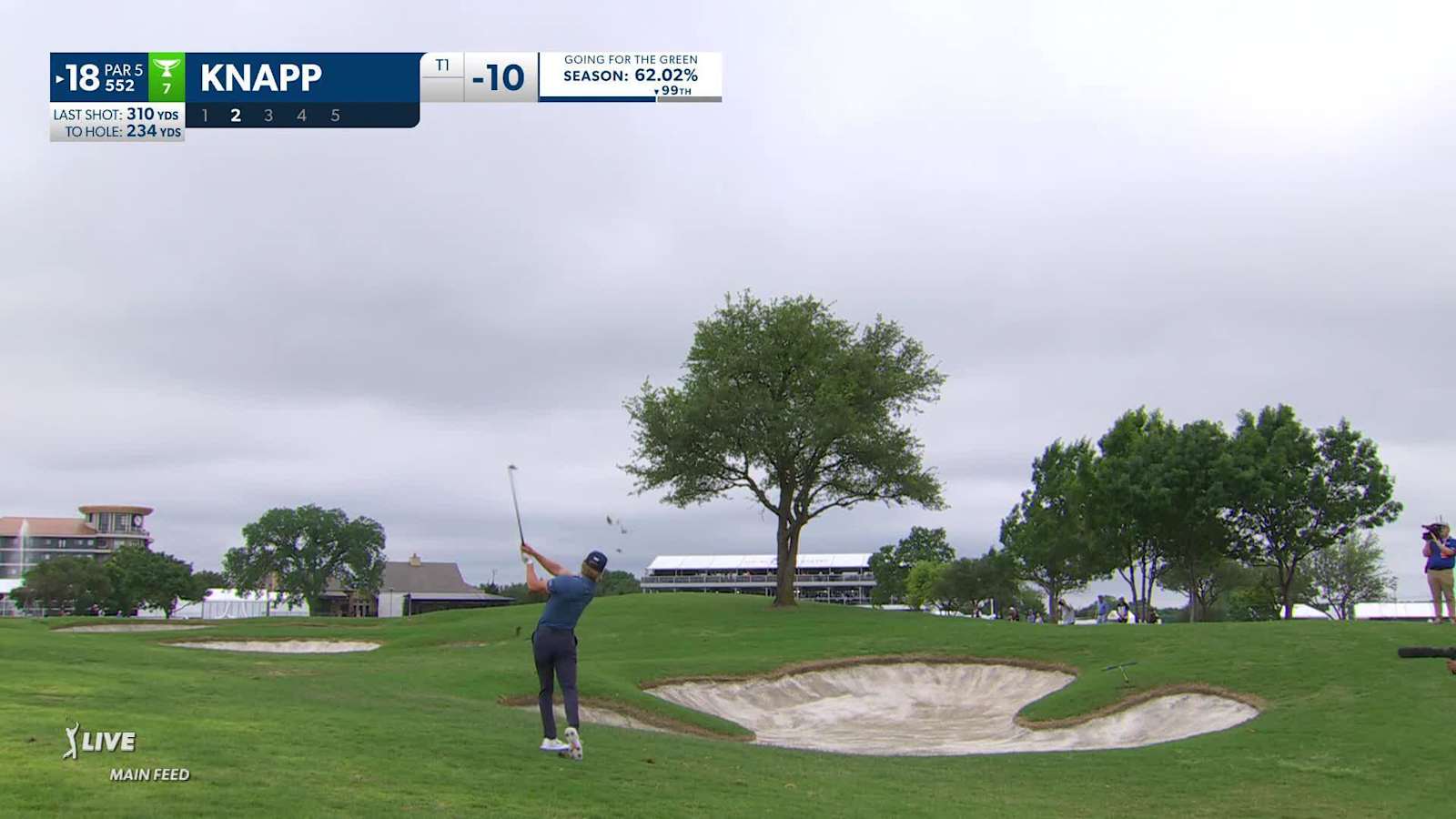 Jake Knapp reaches in two to set up birdie at CJ CUP Byron Nelson