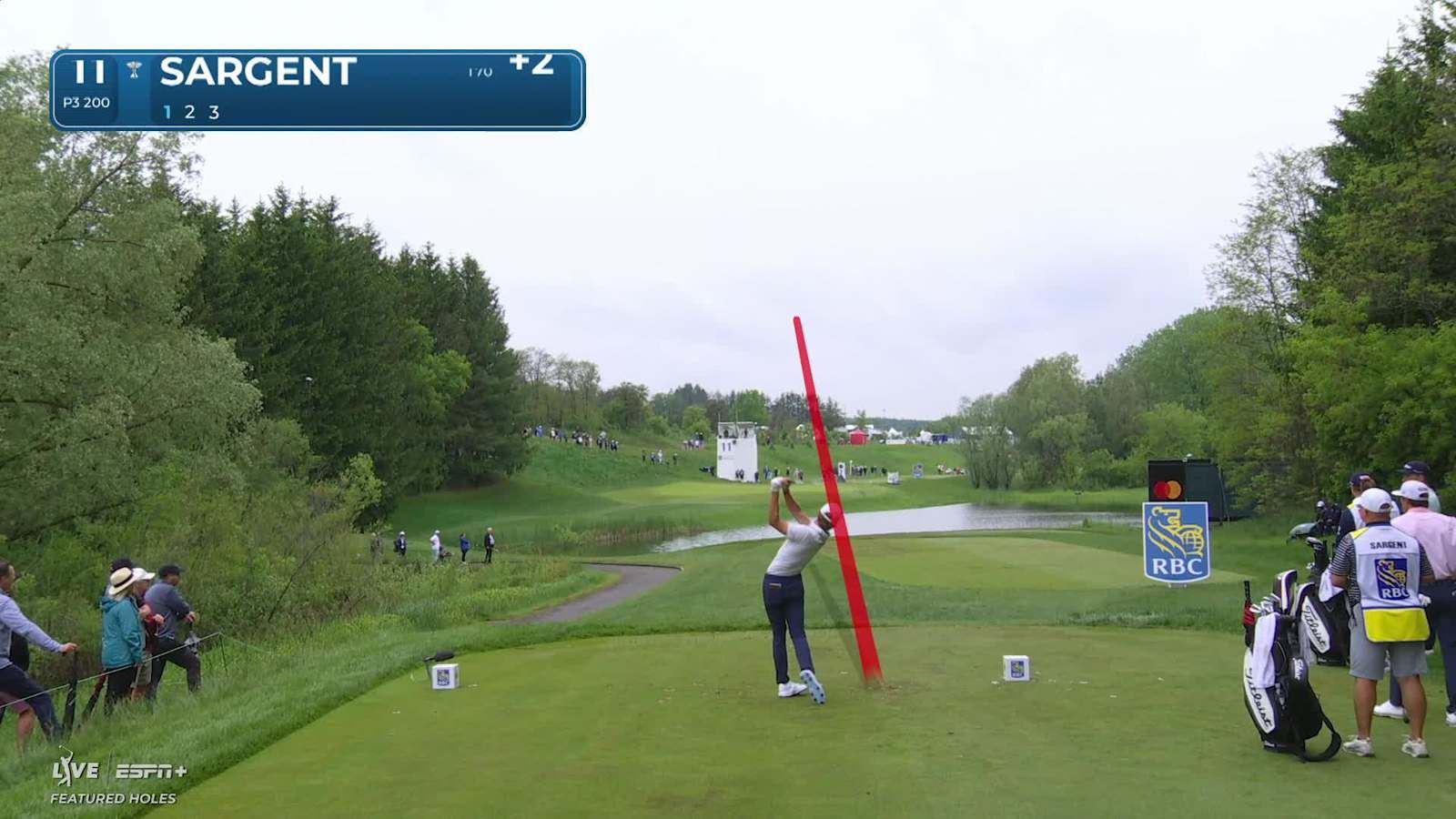 Gordon Sargent makes birdie on No. 11 at RBC Canadian