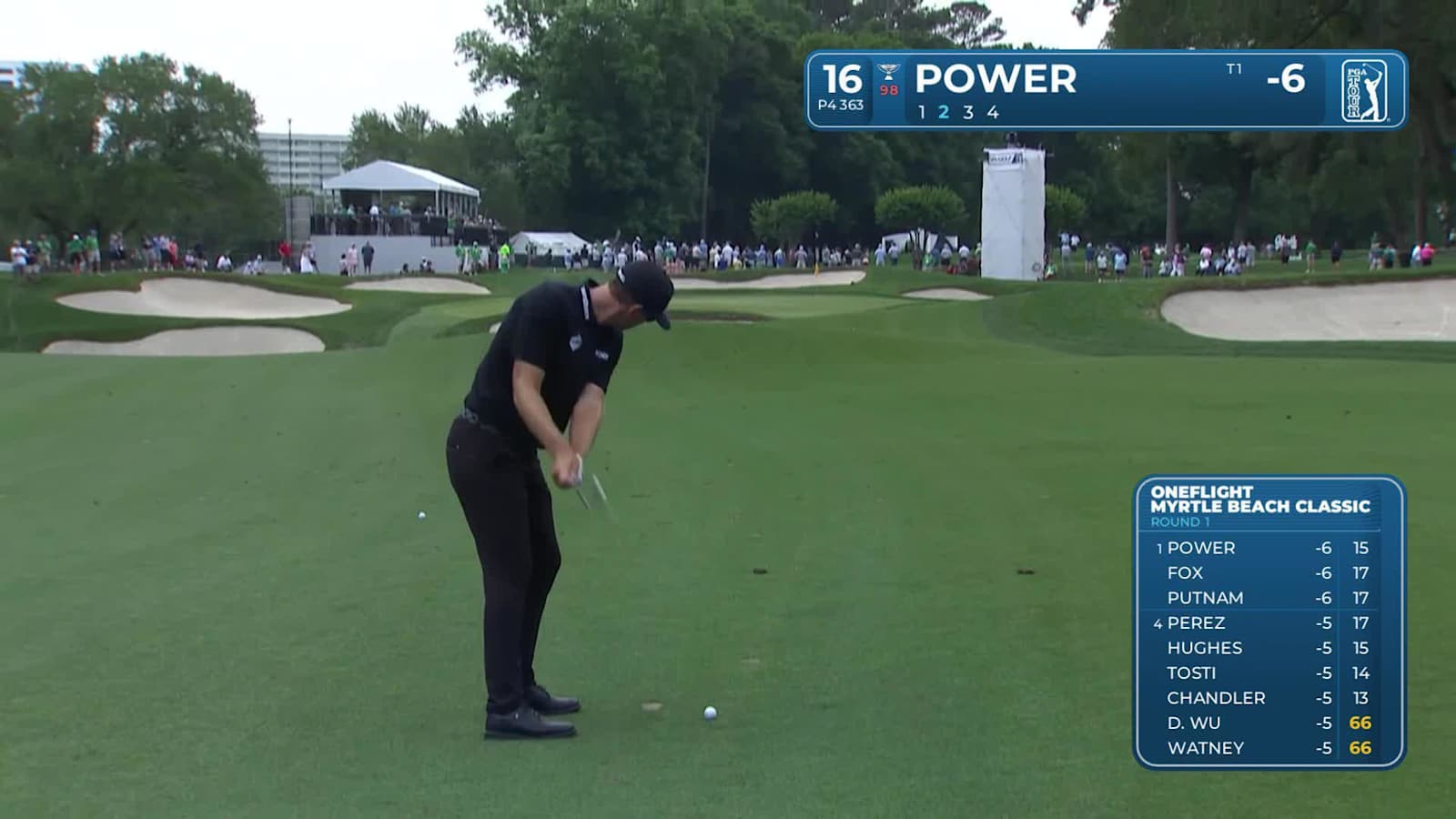 Seamus Power makes birdie on No. 16 at ONEflight Myrtle