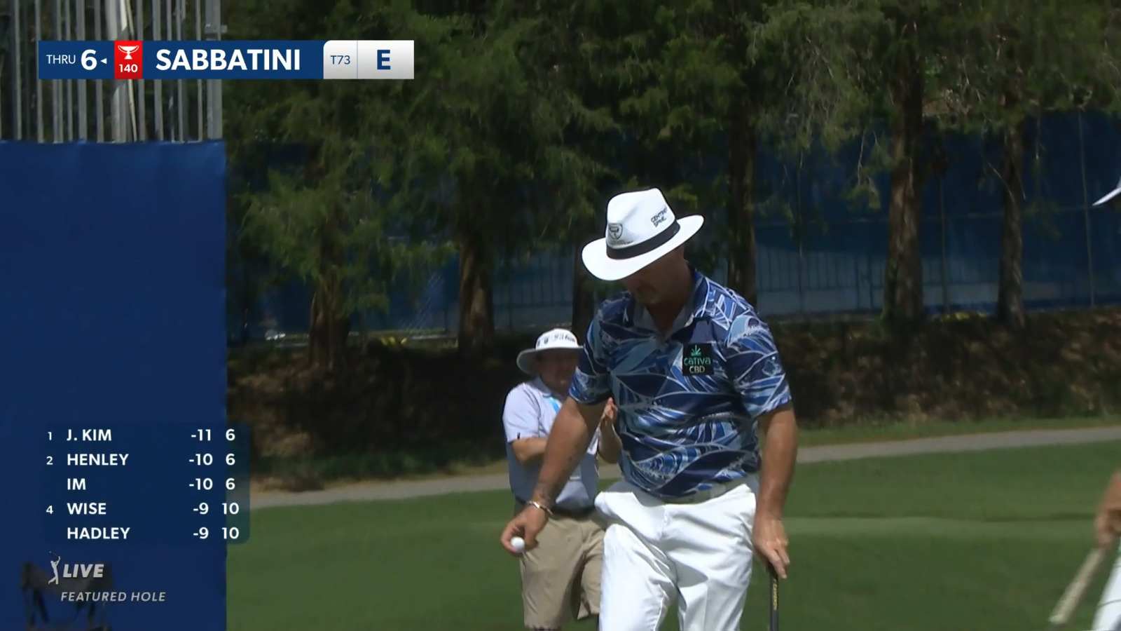 Rory Sabbatini gets up-and-down from bunker at Wyndham