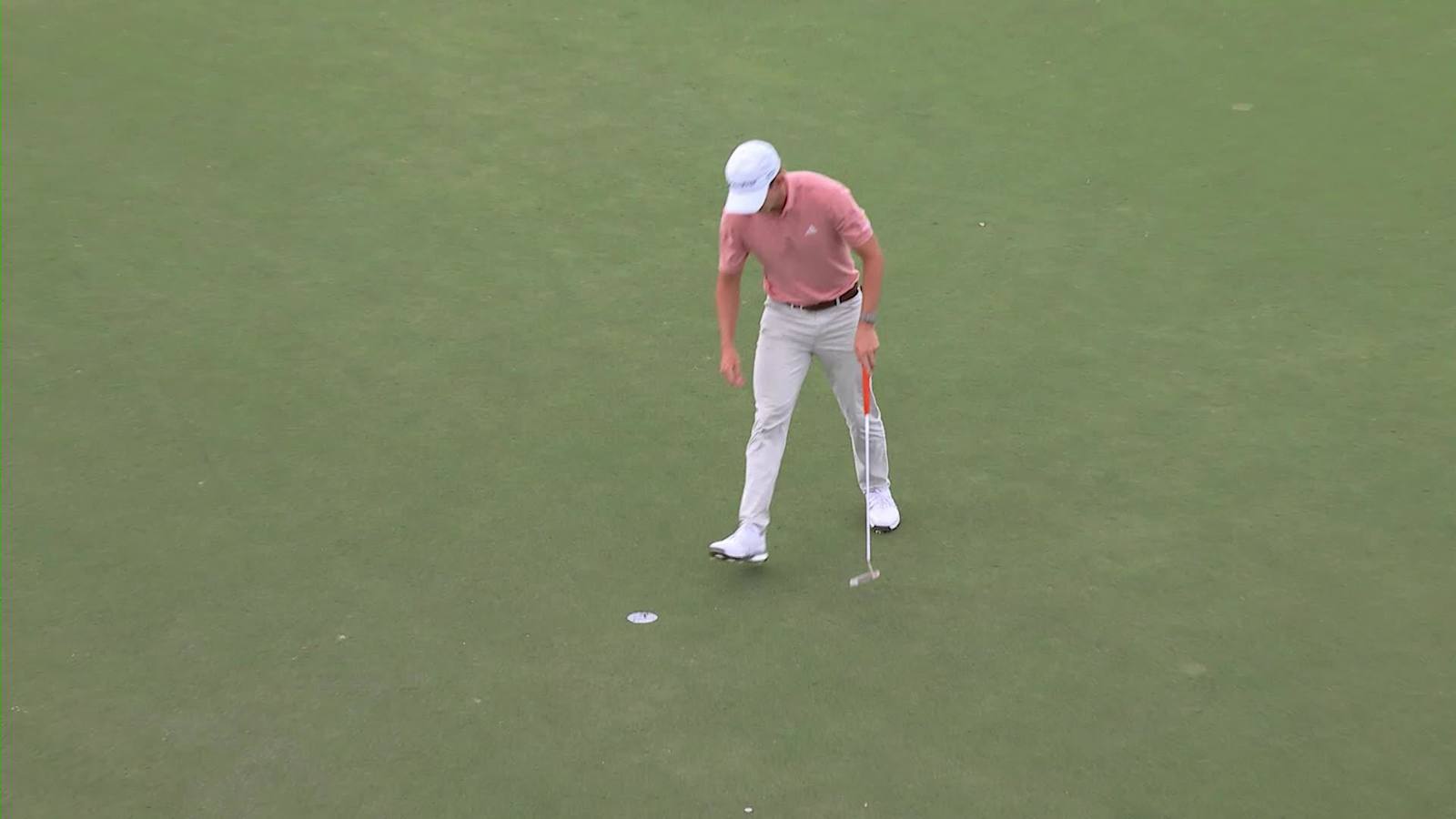 Jacob Bridgeman snags a birdie at Cognizant Classic